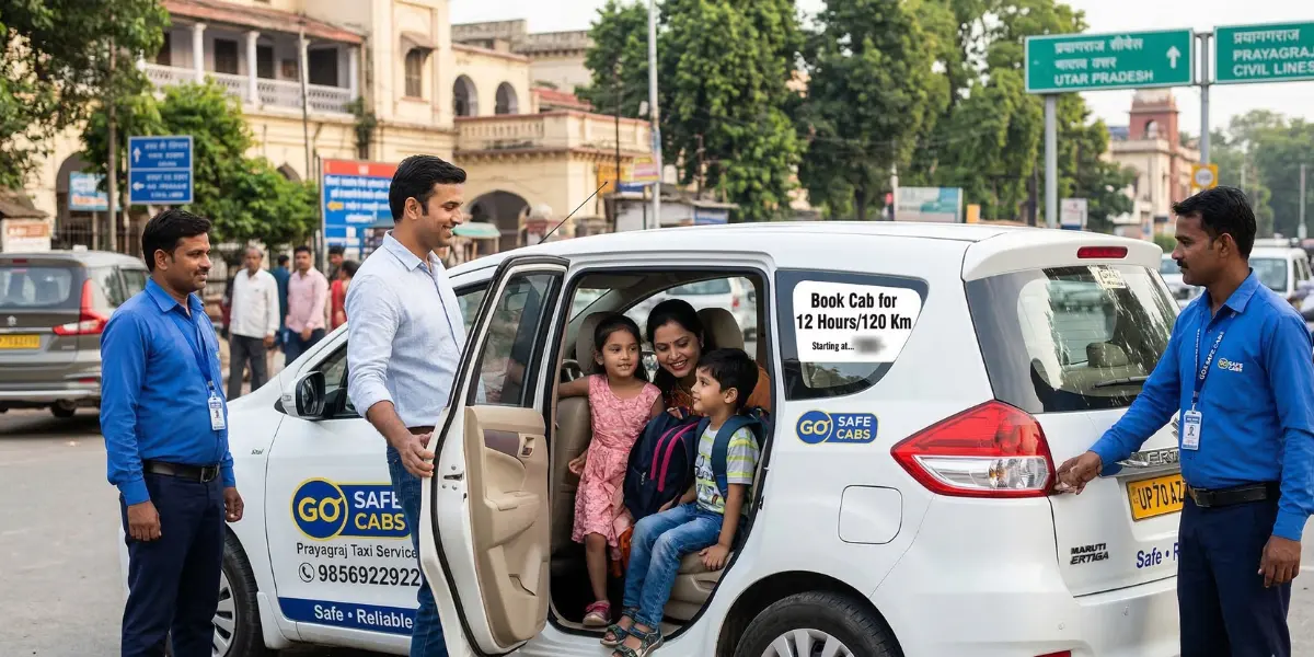 Full Day Cab Rental Prayagraj Sightseeing
