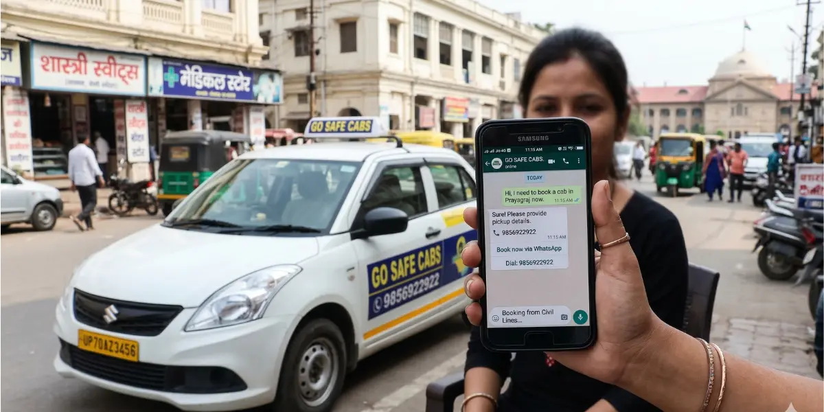 Instant Taxi Booking via Phone Prayagraj