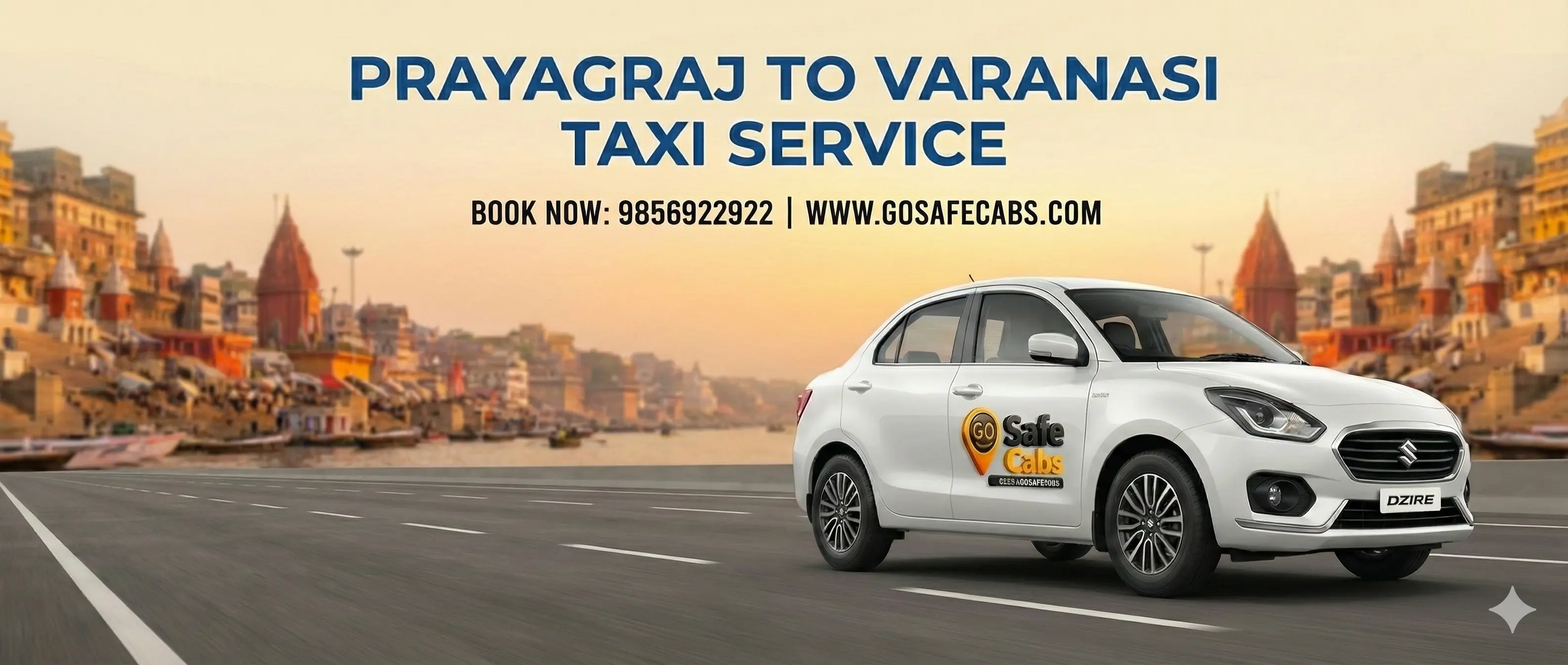 One Way Taxi from Prayagraj to Varanasi